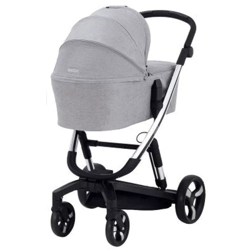 Коляска 2 в 1 Ibebe i-stop Chrome IS6 grey (624442): Возможность установки люльки есть