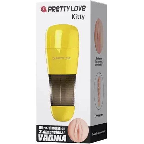 Вагина-мастурбатор Pretty Love - Kitty (BM-00900T49NNJ-3)