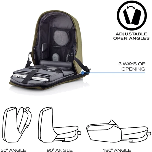 XD Design Bobby Hero Regular Backpack Green (P705.297) for MacBook Pro 15-16" фото 21