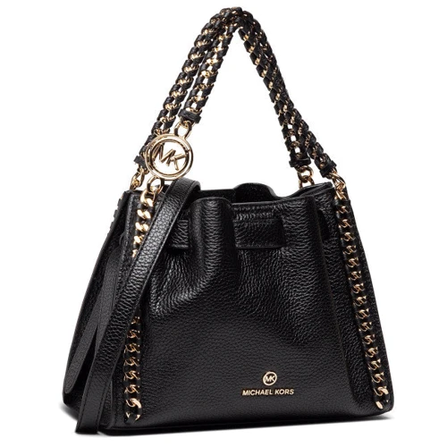 Женская сумка через плечо Michael Kors черная (32S1G4MC1L): Застежка Магнитная