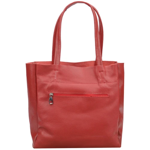 Жіноча сумка шоппер Borsa Leather червона (10t9260-red): Країна виробник Україна