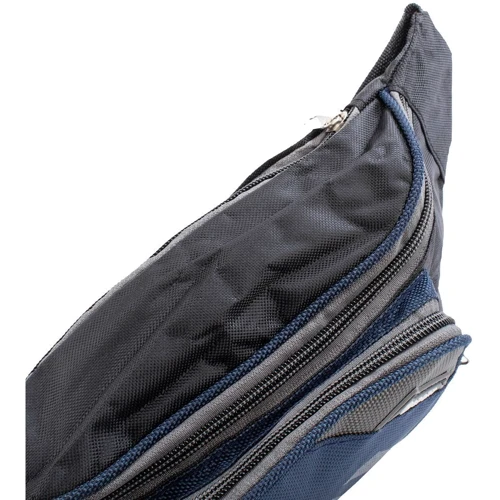Мужская поясная сумка Valiria Fashion черная (4DETBI3260-6): Стиль Повседневный (Casual)