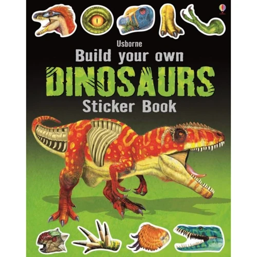 Build Your Own Dinosaurs Sticker Book / Створіть свою власну книгу з наліпками динозаврів