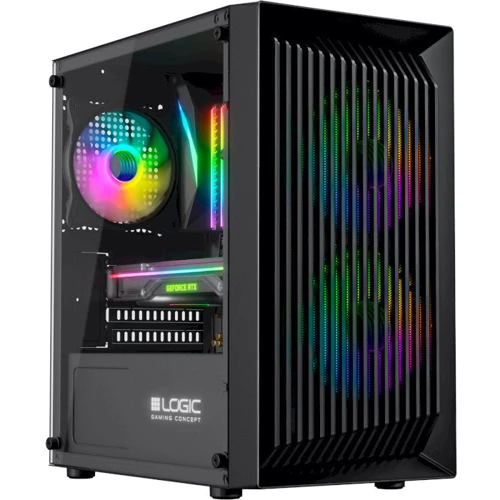 Корпус Logic concept ATOS Black (AM-ATOS-10-0000000-0002): Типоразмер Mini-Tower