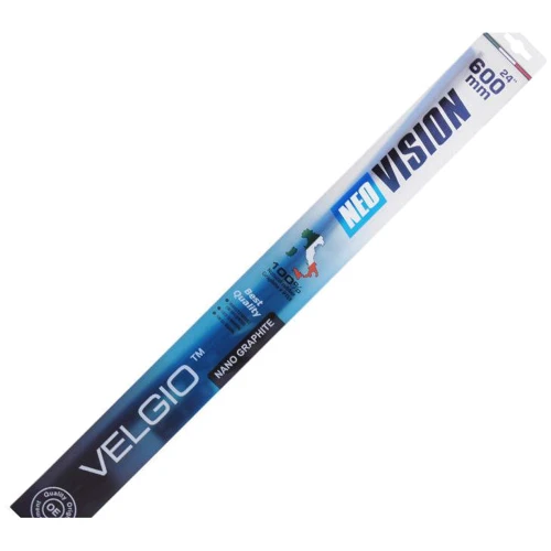 Дворник бескаркасный Velgio Neo Vision 24/600 мм 81600: Конструкция бескаркасная
