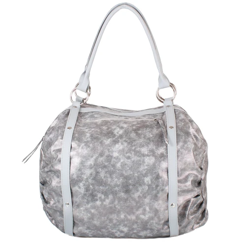 Женская сумка бочонок Laskara серебристая (LK-10251-silver-snake): Тип Сумки