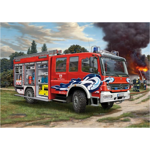 Сборная модель-копия Revell Пожарная машина цистерна TLF 16/25 уровень 5 масштаб 1:24 (RVL-07586) фото 7
