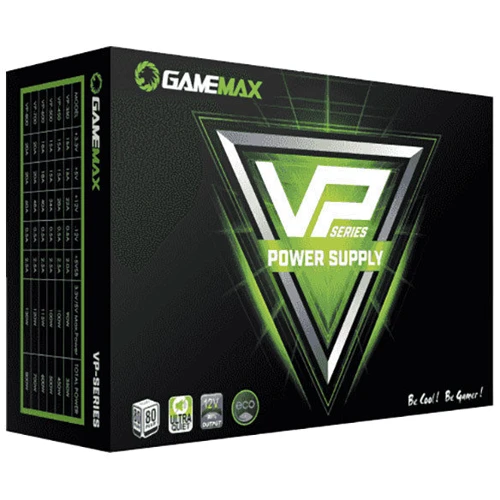 Блок питания GAMEMAX 700W (VP-700): КПД, % 80