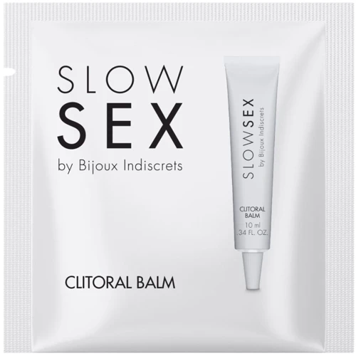 Пробник разогревающего бальзама для клитора Bijoux Indiscrets Slow Sex Clitoral balm