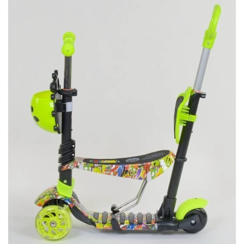 Самокат Best Scooter зелений (55945): Тип гальма ножний