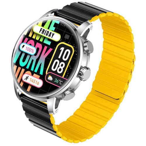 Смарт-годинник Kieslect KR 2 Stainless Steel: Дисплей 1.43" AMOLED (466x466)