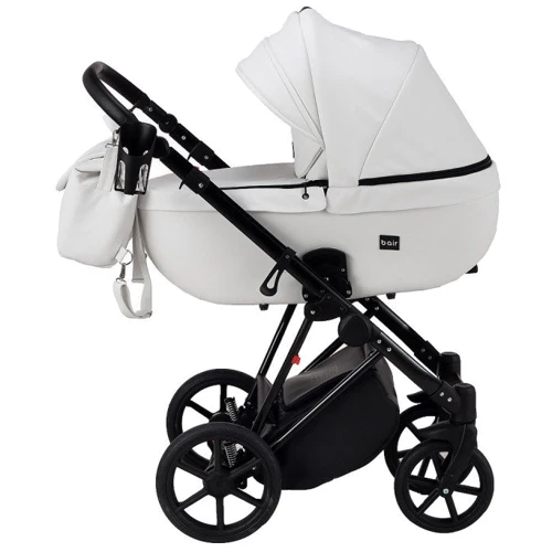 Коляска 2 в 1 Bair Infinity шкіра 100% BI-2300-AMO white (білий) фото 11