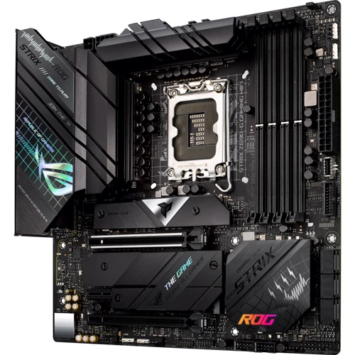 ASUS ROG STRIX Z690-G GAMING WIFI: Разъемы на задней панели USB 3.2 Gen 2, USB Type-C, USB 3.2 Gen 1, USB 2.0, DisplayPort, HDMI, Ethernet RJ-45