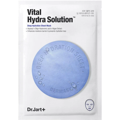 

Dr. Jart+ Dermask Water Jet Vital Hydra Solution Увлажняющая маска с гиалуроновой кислотой 5 шт. х 25 g