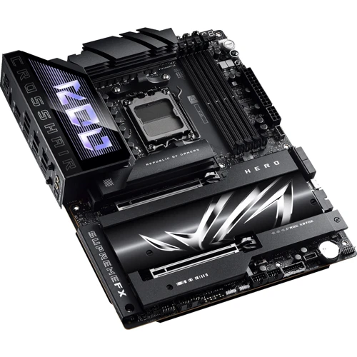 ASUS ROG CROSSHAIR X870E HERO UA: Разъемы на задней панели HDMI, Ethernet RJ-45, Thunderbolt, USB Type-C, USB 3.2 Gen 2