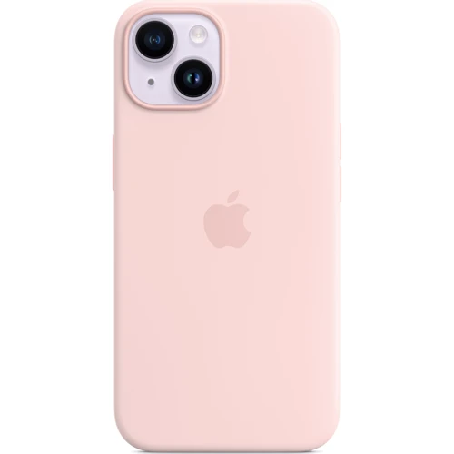 Чехол для iPhone Apple iPhone 14 Silicone Case with MagSafe - Chalk Pink (MPRX3ZE/A) фото 5