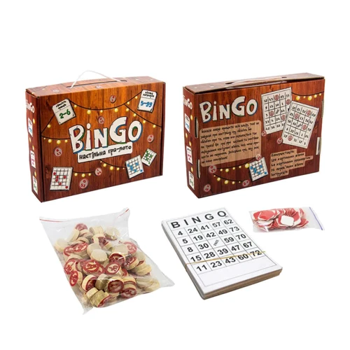Настольная игра-лото Strateg BinGo укр. (30757)