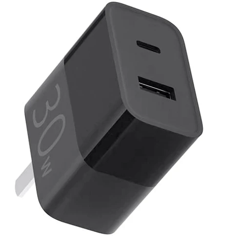 Зарядний пристрій Xiaomi ZMI USB Wall Charger 30W Black (HA722): Особливості Power Delivery (PD), Швидка зарядка, USB-C