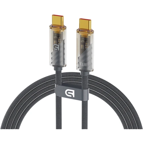 Кабель ArmorStandart Cable USB-C to USB-C AT-C1T 100W 1m Grey (ARM75871)