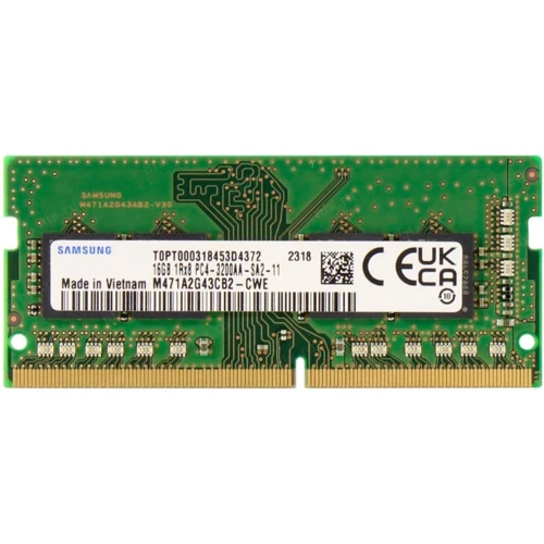 Samsung 16 GB SO-DIMM DDR4 3200 MHz (M471A2G43CB2-CWE)