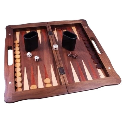 Набор из 3 игр Duke шахматы, нарды, шашки (орех) (AF1601-05): Вид шахматы