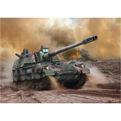 Сборная модель-копия Revell САУ Panzerhaubitze 2000 (версия UA) Уровень 4 (RVL-63347) фото 7