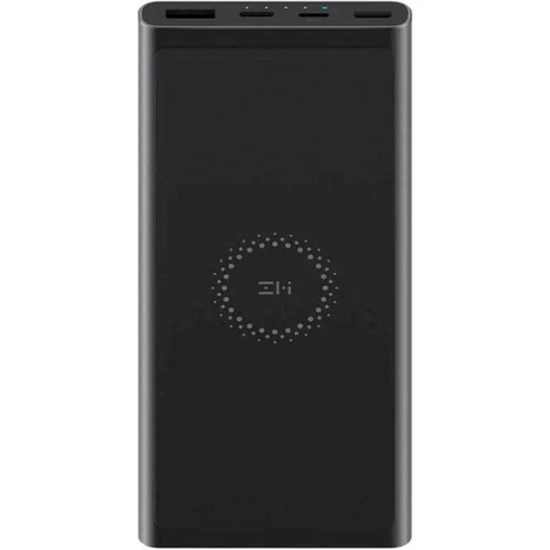 Внешний аккумулятор Xiaomi ZMI Power Bank 10000mAh Wireless Charger 18W Black (WPB100)