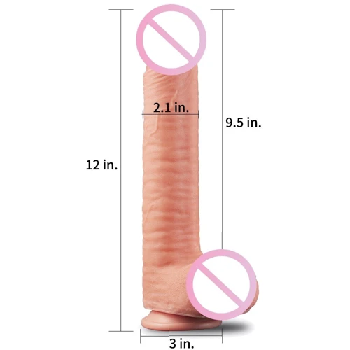 Фаллоимитатор Dual-Layered Silicone Nature Cock 12"