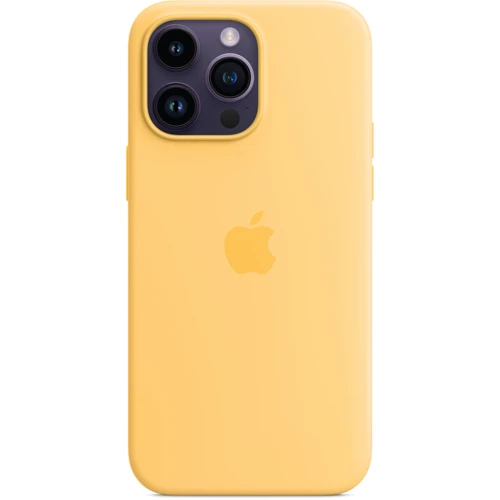 Чехол для iPhone Apple Silicone Case with MagSafe Sunglow (MPU03) for iPhone 14 Pro Max: Тип чехла накладка на заднюю часть