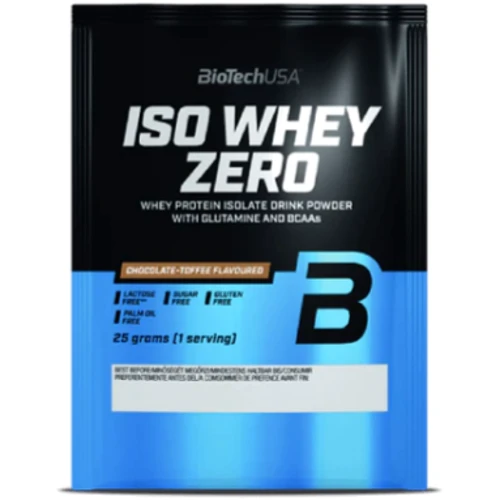 Протеин BioTechUSA Iso Whey Zero 25 g /sample/ Chocolate Toffee