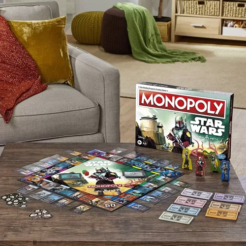 Настольная игра Hasbro Monopoly: Star Wars Boba Fett Edition EN НА АНГЛИЙСКОМ ЯЗЫКЕ