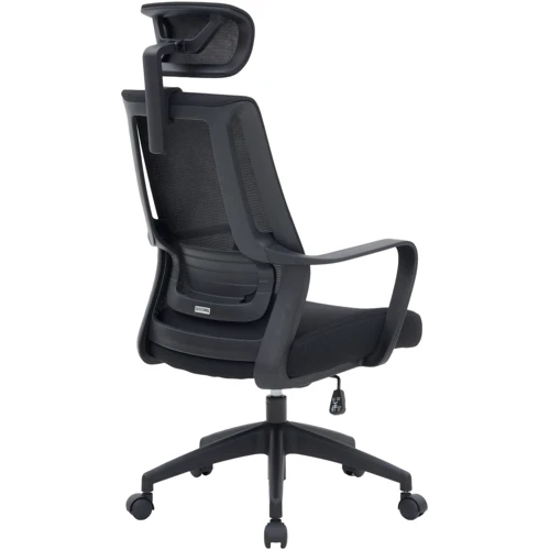 Офісне крісло OfficePro Harmony (OC310-B-B-B): Матеріал оббивки Тканина, З сіткою