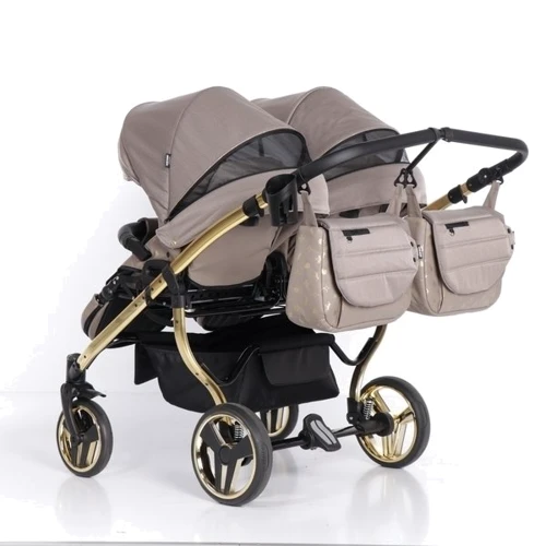 Универсальная коляска для двойни 2 в 1 Tako Laret Imperial Duo Beige (T-LI-DUO-02): Количество блоков 2