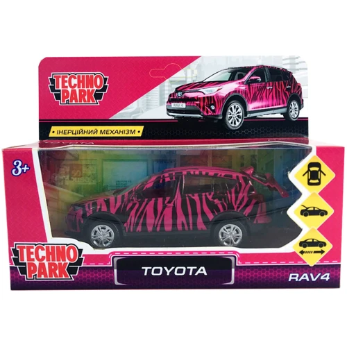 Автомодель Glamcar - Toyota RAV4 (брусничный)