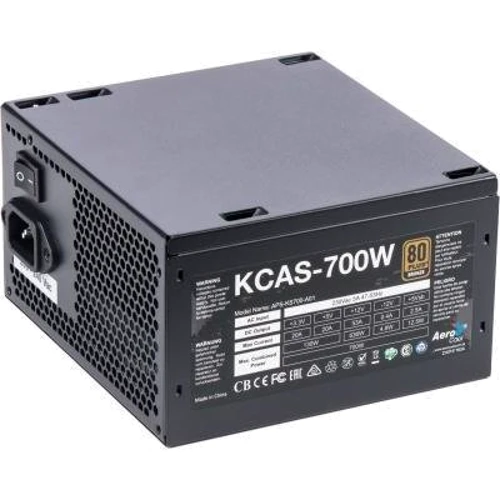 Блок живлення Aerocool KCAS-700: Потужність, Ватт 700