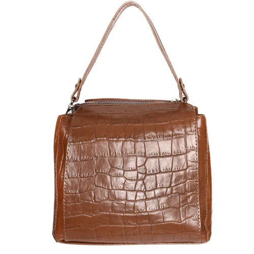 Женская сумка через плечо ARTiS Bags коричневая (16955942): Фактура Тиснение, Гладкая