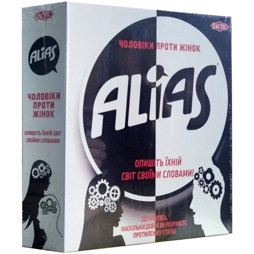 Настольная игра Tactic Alias Чоловіки проти жінок (54338) (укр)