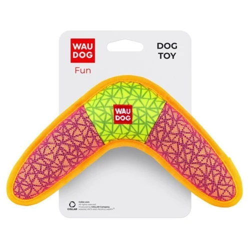 Игрушка для собак WAUDOG Fun Бумеранг 24х14 см розовый (62077)