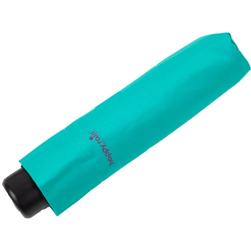 Зонт женский механический Happy Rain бирюзовый (U42651-8): Фасон Складной (3 сложения)