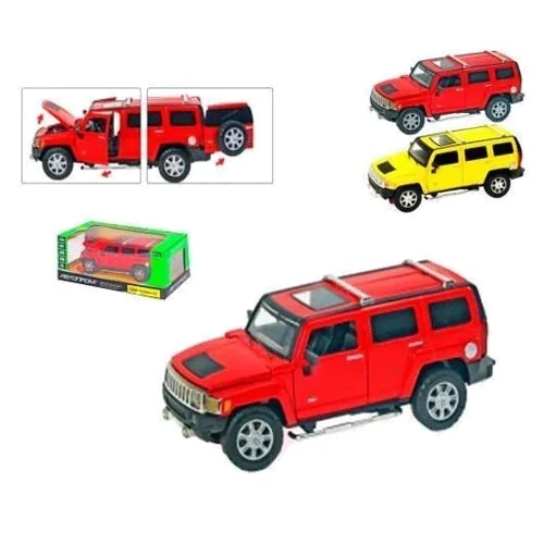 Машинка металл 68240A АВТОПРОМ, 1:24 Hummer H3, 2 цвета