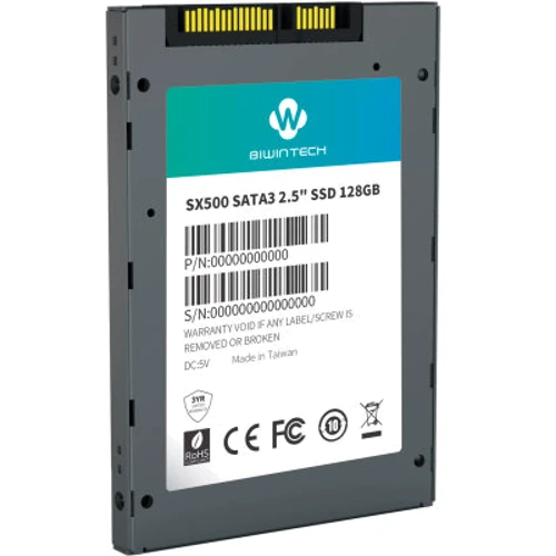 BiwinTech SX500 128 GB (52S3A7Q): Форм-фактор 2.5"