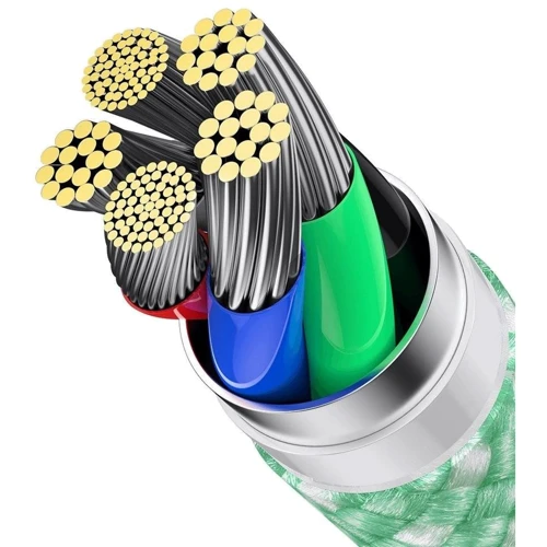 Кабель Baseus Cable USB-C to Lightning Dynamic 20W 2m Green (CALD000106) фото 7