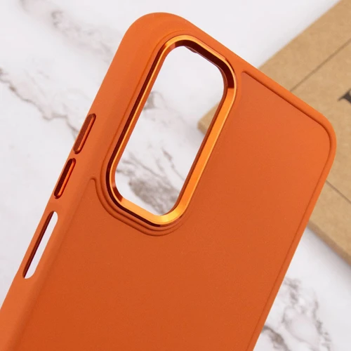 Аксессуар для смартфона TPU Case Bonbon Metal Style Papaya for Samsung A525 Galaxy A52/A528 Galaxy A52s 5G/A526 Galaxy A52 5G: Цвет оранжевый
