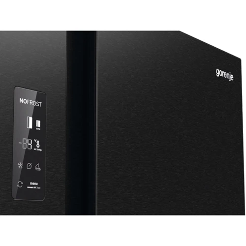 Холодильник Side-by-Side Gorenje NRR9185EABXL: Об'єм холодильної камери, л 365