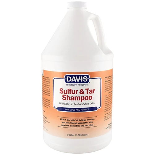 Шампунь Davis Sulfur & Tar Shampoo с серой и дегтем для собак 3.8 л (52900)