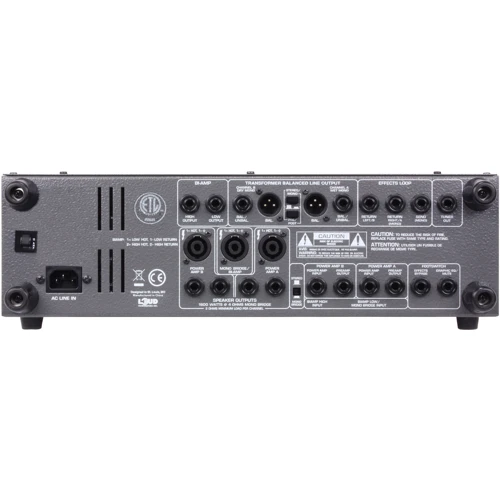 Бас-гітарний підсилювач-голова AMPEG SVT-4PRO: Тип Тюнеры