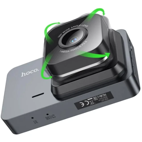 Автомобильный видеорегистратор Hoco DV9 3-inch screen driving recorder (720P) Metal Gray: Макс. разрешение картинки Full HD (1920x1080)