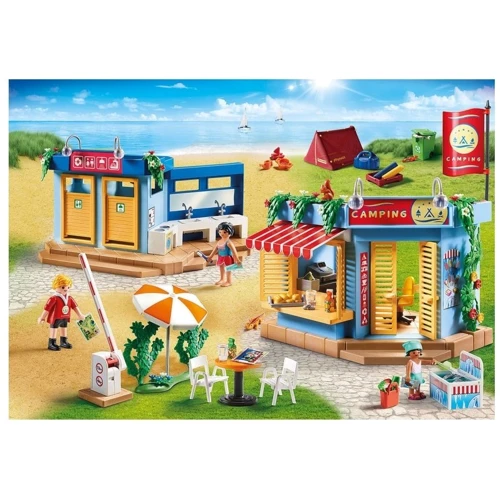 Конструктор Playmobil Большой палаточный городок, 222 детали (6336638): Рекомендуемый возраст от 4 лет