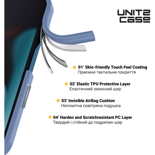 Чехол для iPhone ArmorStandart UNIT2 Case Sky Blue for iPhone 11 (ARM74784): Цвет голубой