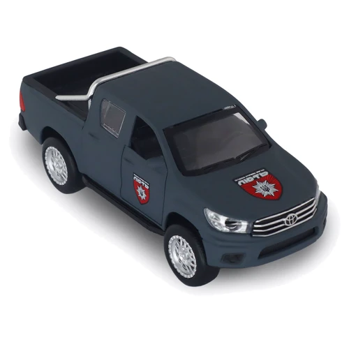 Автомодель TechnoDrive серии Шевроны Героев - Toyota Hilux - ОШБр НПУ Ярость (KM6118F) фото 7